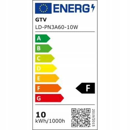 żarówka led e27 a60 e27 900lm 4000k 10w gtv na Arena.pl