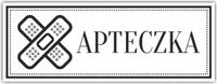 Tabliczka Grawer na Drzwi informacyjna APTECZKA