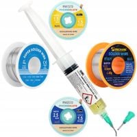 TOPNIK AMTECH 223-UV 10g + CYNA DO LUTOWANIA 2szt + PLECIONKA DO CYNY 2szt