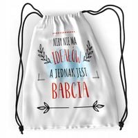 Plecak Dla Babci Sportowy Szkolny Worek Torba Z Nadrukiem Ze Zdjęciem