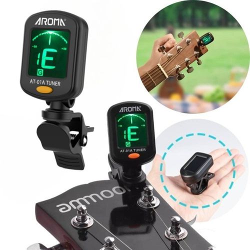 STROIK TUNER GITAROWY DO STROJENIA GITARY SKRZYPIEC BASU UKULELE AROMA na Arena.pl