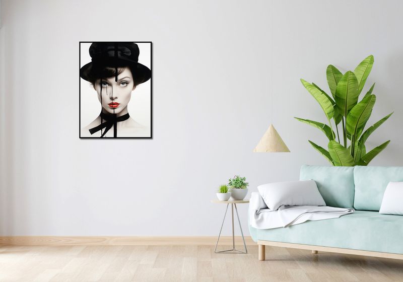 Plakat 60x80cm Atramentowa Aura zdjęcie 4