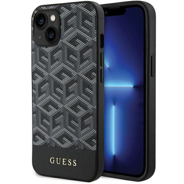 Etui Guess do iPhone 15, iPhone 14, iPhone 13, Czarny, MagSafe zdjęcie 1