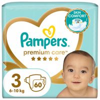 Pampers Premium Care Rozmiar 3, 6-10 kg, 60 szt. Pieluszki