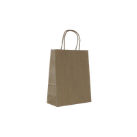 Torba papierowa A5 18 x 8 x 22,5 cm, 100 szt. beżowa AWIH