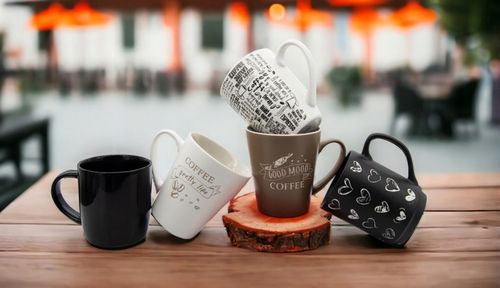 6X KUBEK 340ML KUBECZEK TRADYCYJNY UNIWERSALNY KAWA HERBATA PREZENT ZESTAW na Arena.pl