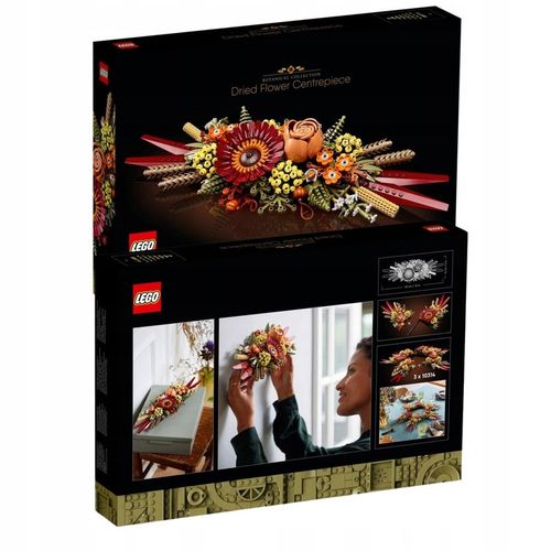LEGO ICONS 10314 Stroik z suszonych kwiatów BUKIET Kwiaty Na Prezent na Arena.pl