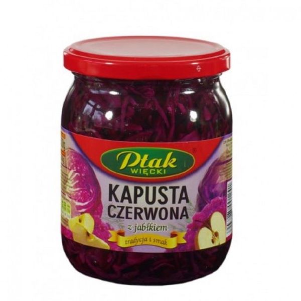 Ptak Kapusta czerwona z jabłkiem 500g zdjęcie 2