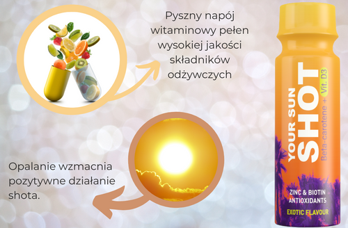 Your Sun Shot Vit. D3 Drinki Do Opalania x3szt na Arena.pl