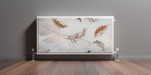 Osłona MAGNETYCZNA Na Grzejnik Pióra Styl Boho 80cm x 60cm na Arena.pl