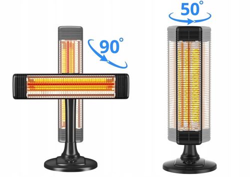 Promiennik Podczerwieni Tarasowy FIX 1000W Oscylacja Pionowy i Poziomy na Arena.pl