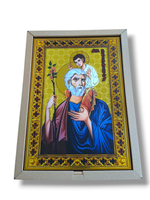 Obraz Święty Krzysztof 3D 28X19,5 Cm Na Drewnie Premium Prezent