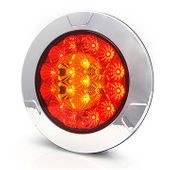 Lampa LED tylna 3 funkcje okrągła 12V-24V (980/I)