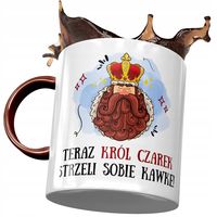 Kubek Bordowy Dla Czarka Cezarego Kolegi Prezent Z Nadrukiem Ze Zdjęciem