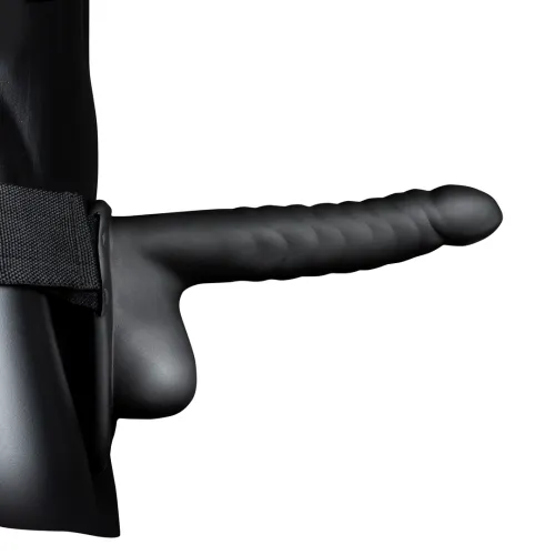 ouch! hollow strap-on żebrowany model z paskiem 21 cm anatomiczny na Arena.pl