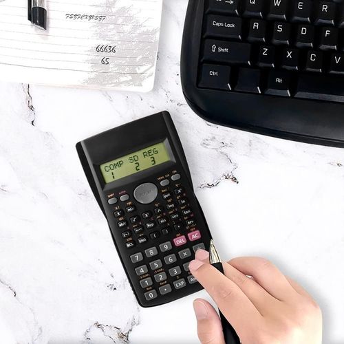 Kalkulator naukowy dwuliniowy biurowy do szkoły studia dużo 249 funkcji na Arena.pl