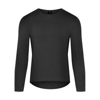 Koszulka męska Woolmed Bambus Wełna MERINO czarna rozmiar XL
