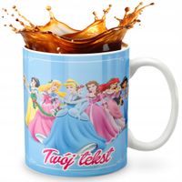 KUBEK 330ml GRAFIKA PREZENT ŚWIĘTA WZÓR - BAJKA KSIĘŻNICZKI + IMIĘ