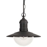 Zewnętrzna LAMPA wisząca OSLO 8717 Rabalux industrialna OPRAWA tarasowy zwis na łańcuchu loftowy IP44 czarny