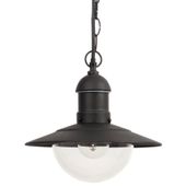 Zewnętrzna LAMPA wisząca OSLO 8717 Rabalux industrialna OPRAWA tarasowy zwis na łańcuchu loftowy IP44 czarny