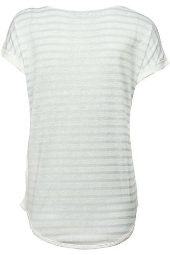 Bluzka w Biało-Szare Paski - 44 / XXL na Arena.pl