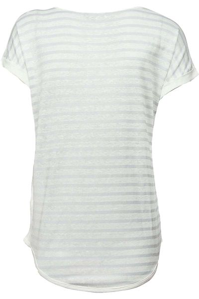 Bluzka w Biało-Szare Paski - 44 / XXL zdjęcie 3