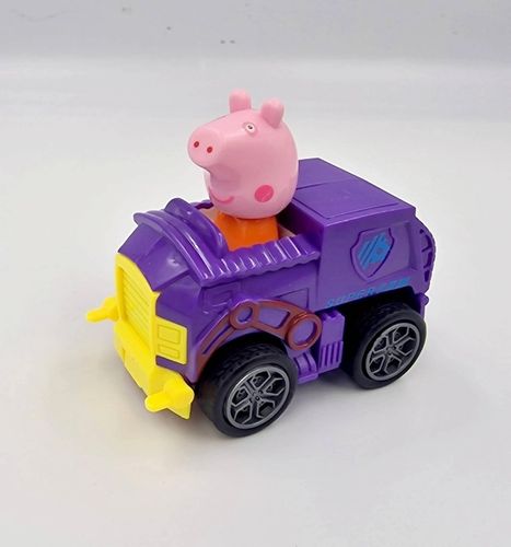 ZESTAW POJAZDÓW ŚWINKA PEPPA FIGURKI + SAMOCHODY 6 SZTUK RUCHOME AUTKA na Arena.pl