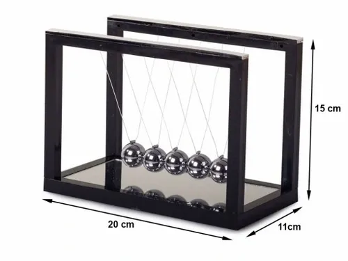 WAHADŁO KULKI KULE NEWTONA NA BIURKO DUŻE LUSTRO na Arena.pl