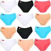 12szt Majtki Bambusowe Figi Damskie L/XL