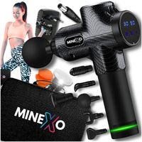 PISTOLET DO MASAŻU MASAŻER DO PLECÓW CIAŁA MASSAGE GUN MX PRO + 8 GŁOWIC