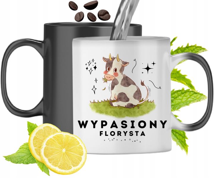 Dla Florysty Kubek Magiczny Na Urodziny Prezent Z Nadrukiem Ze Zdjęciem zdjęcie 1