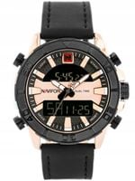 ZEGAREK MĘSKI NAVIFORCE - NF9114 - black/rosegold + GRAWER