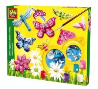 Odlewy gipsowe Motyle + brokat