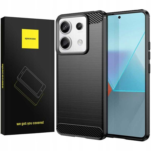 Spacecase Carbon Poco X6 / Rm Note 13 Pro 5G Black zdjęcie 1