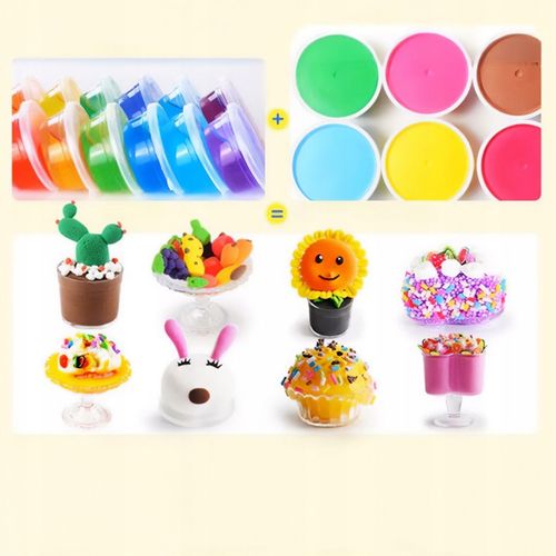 Zestaw Do Robienia Slime Fabryka Glutów w Skrzynce Piankolina 83 Elementy na Arena.pl