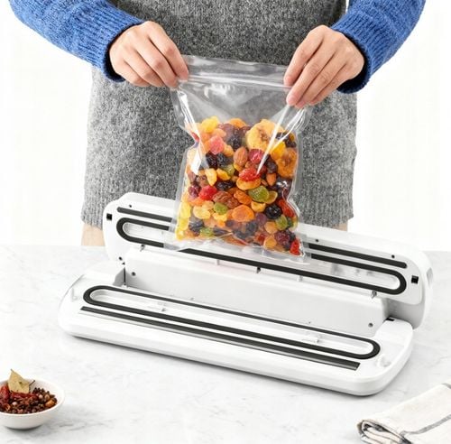 ZGRZEWARKA PRÓŻNIOWA DO ŻYWNOŚCI PAKOWARKA 110W ZESTAW WORKÓW XXL na Arena.pl