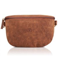 skórzana saszetka na pas vintage paolo peruzzi t-36-lb