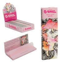 bibułki g-rollz mushroom pink 1 1/4