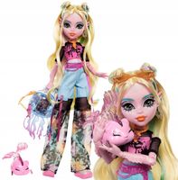 Monster High Lalka podstawowa Lagoona Blue + zwierzątko Rybka Neptuna HXH75