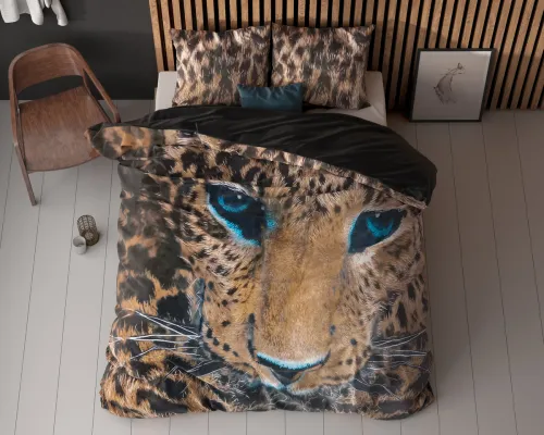 200x220 CHEETAH brąz kpl pościeli bawełna na Arena.pl