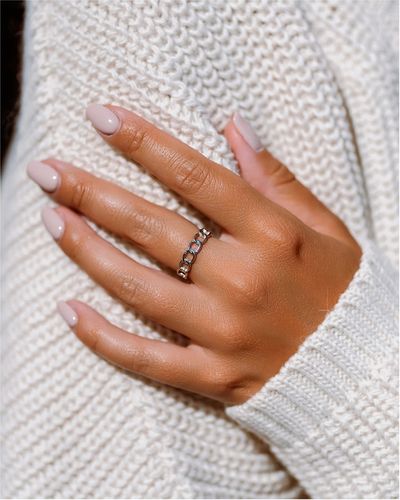 Pierścionek damski REGULOWANY PANCERKA wąski stal na Arena.pl