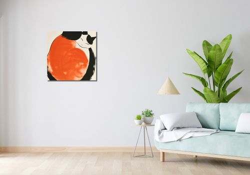 Obraz 60x60cm Yin i Yang Kotów na Arena.pl