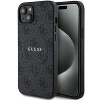 Etui Guess do iPhone 15, iPhone 14, iPhone 13, Czarny, MagSafe