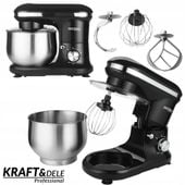 Mikser robot planetarny wielofunkcyjny 3w1 2500w 5l 6 prędkości KD4146