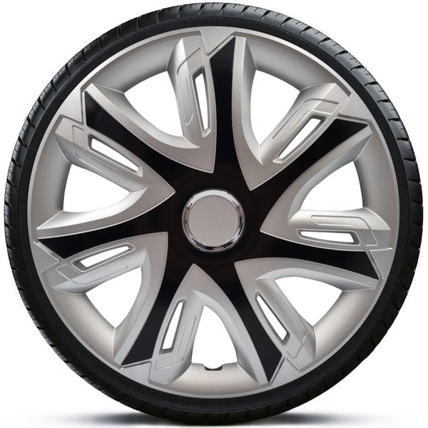 4x Kołpaki 15 NRM SUPERNOVA BICOLOR SB CHROM RING zdjęcie 2