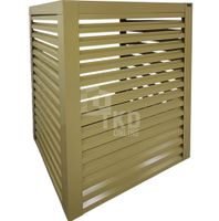 Osłona pompy ciepła 90x40x140 cm żółty Zabudowa TKD305