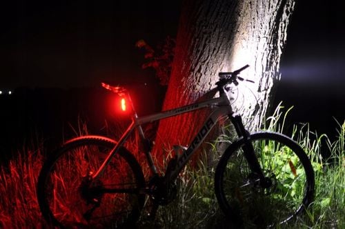 LAMPKA ROWEROWA OŚWIETLENIE ZESTAW SPECTER MAVERICK1000 lm = TYŁ 120lm na Arena.pl