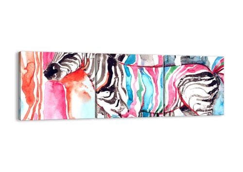Obraz Na Płótnie - Zebra Rysunek - 150X50 Cm - Ca150X50-3075 na Arena.pl