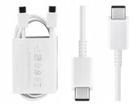 KABEL USB-C SAMSUNG 5A ŁADOWANIE 45W DO TELEFONU SMARTFONA BIAŁY