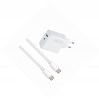 Szybka ładowarka 45W z długim kablem 2m 2 wejścia do Samsung Galaxy A73 5G
